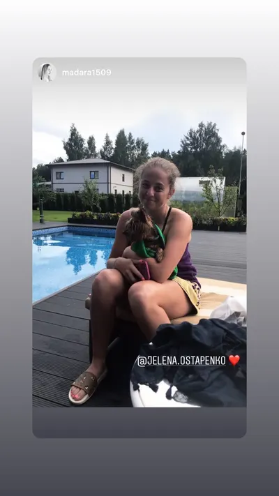 Jelena Ostapenko — Füße Foto 27